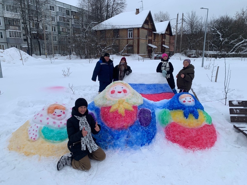 Территориальные общественные самоуправления города Иванова приняли участие в конкурсе «Веселый снеговик 2024».