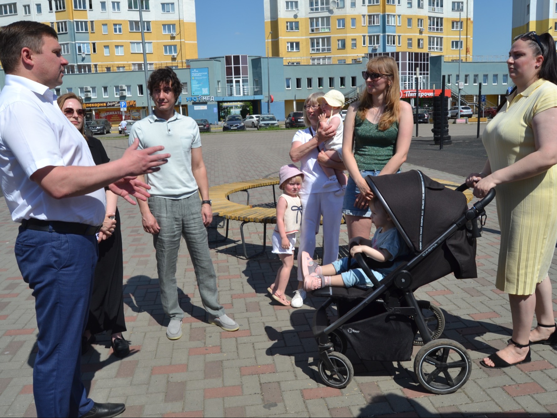 Детскую игровую площадку в микрорайоне Московский установят с учетом пожеланий жителей.