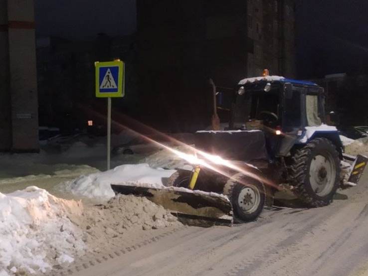 В ночь с 28 на 29 января в работах по уборке дорог города Иванова были задействованы 32 единицы спецтехники.