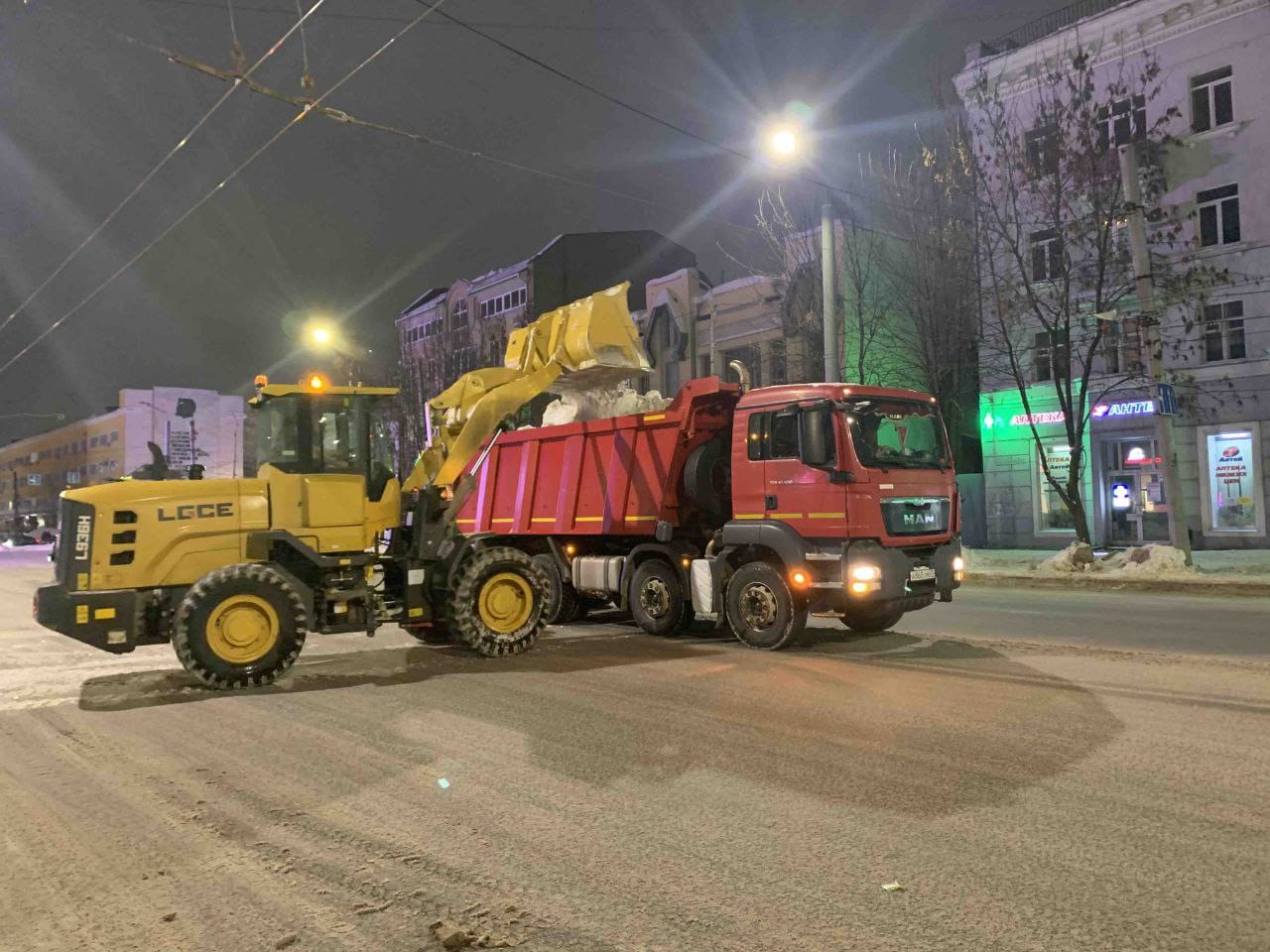 В ночь с 30 на 31 января в работах по уборке дорог города Иванова была задействована 41 единица спецтехники.