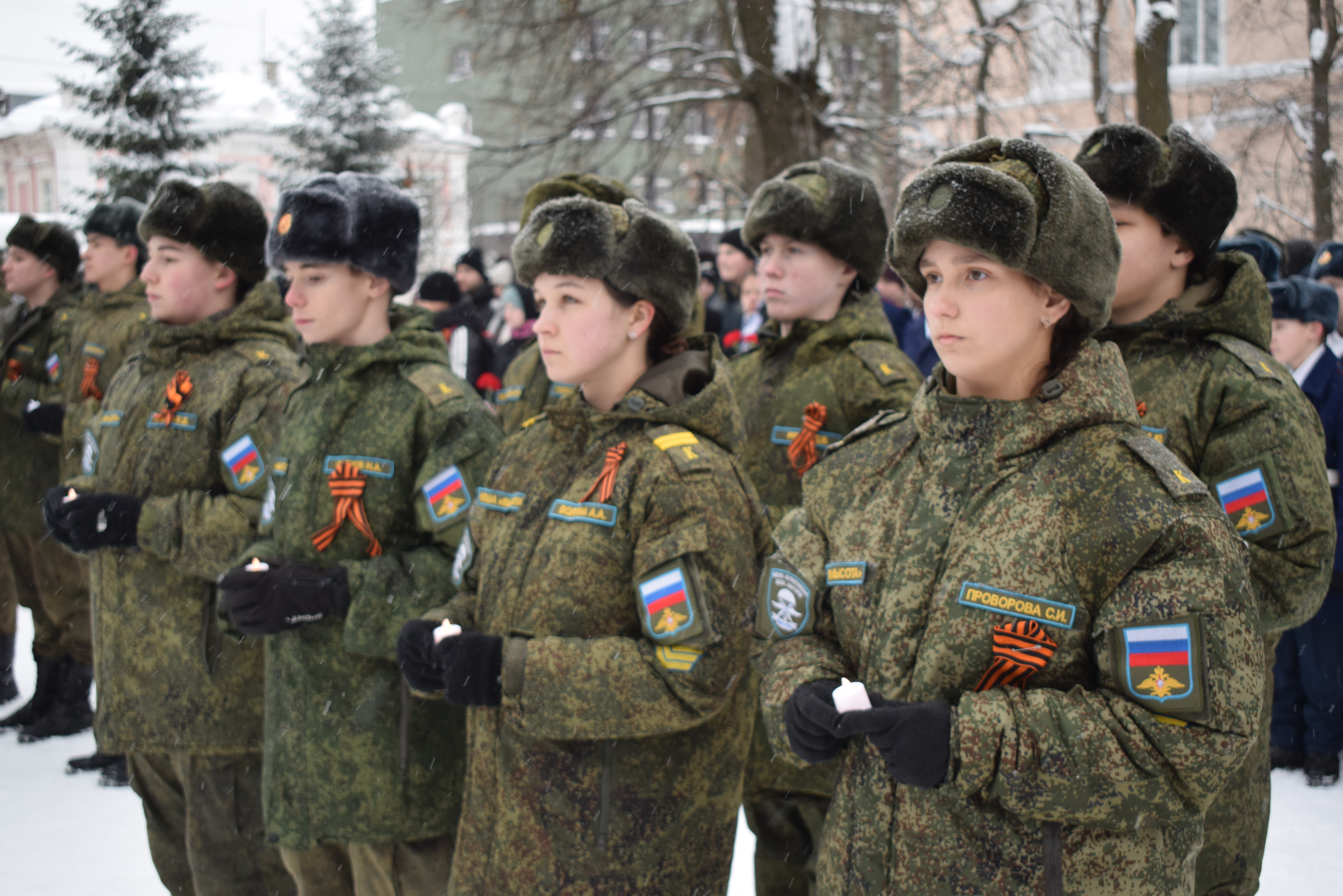В Иванове прошла традиционная молодежная акция «Свеча памяти».