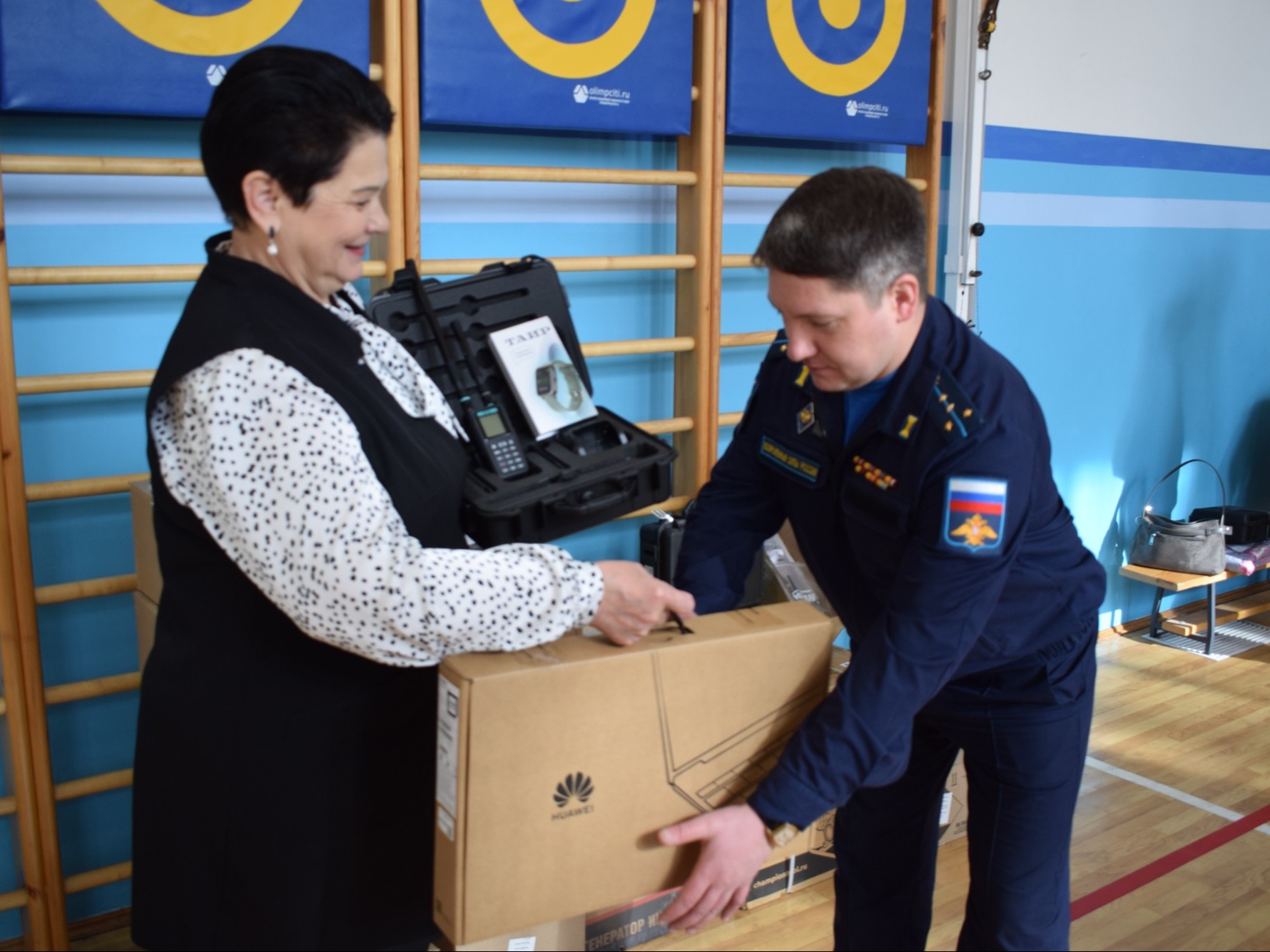 Ивановский лицей №21 передал партию гуманитарного груза для бойцов СВО.