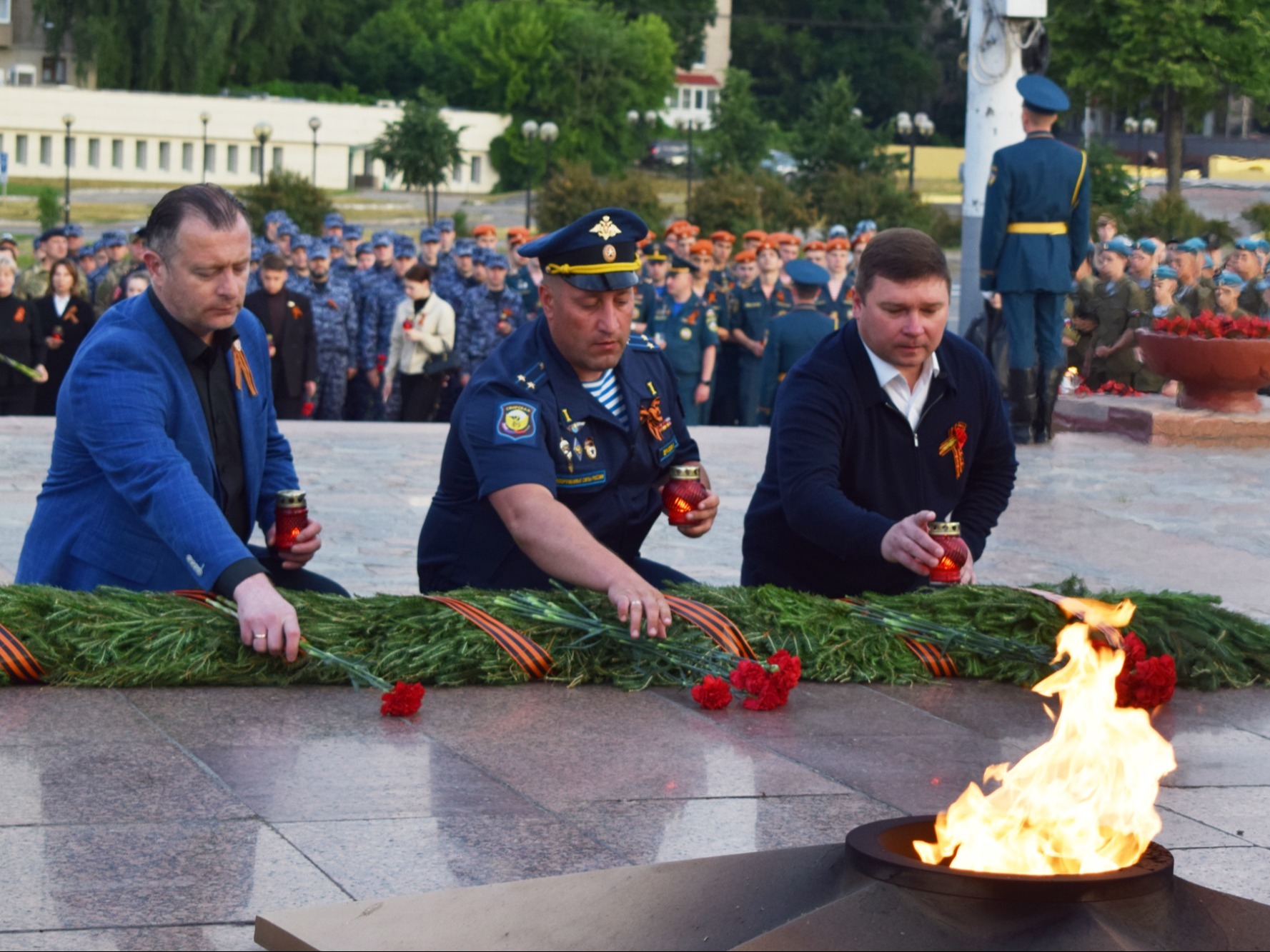 В день памяти и скорби прошла акция «Памяти павших…».