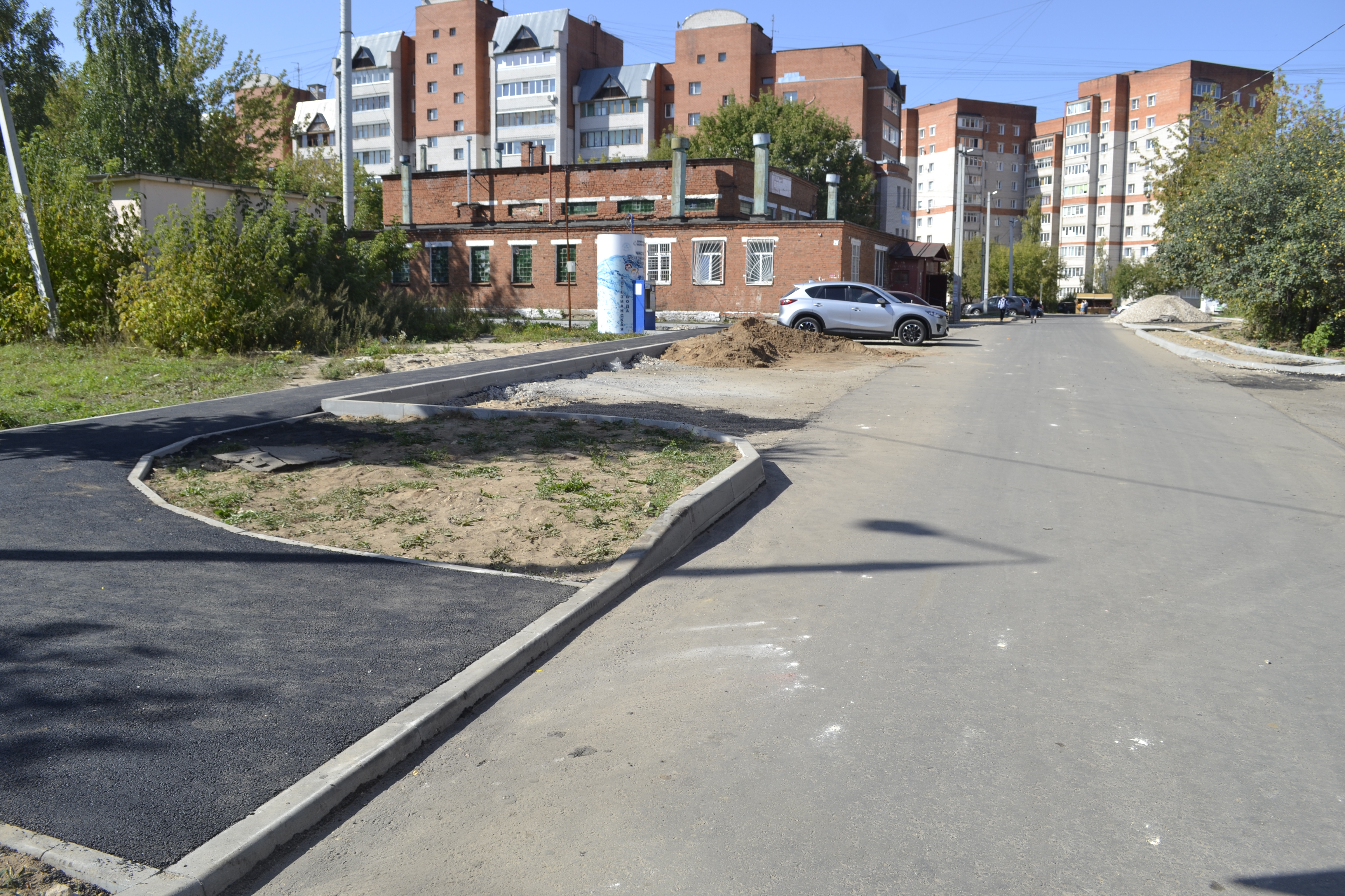 Завершается ремонт улицы 2-я Ключевая.
