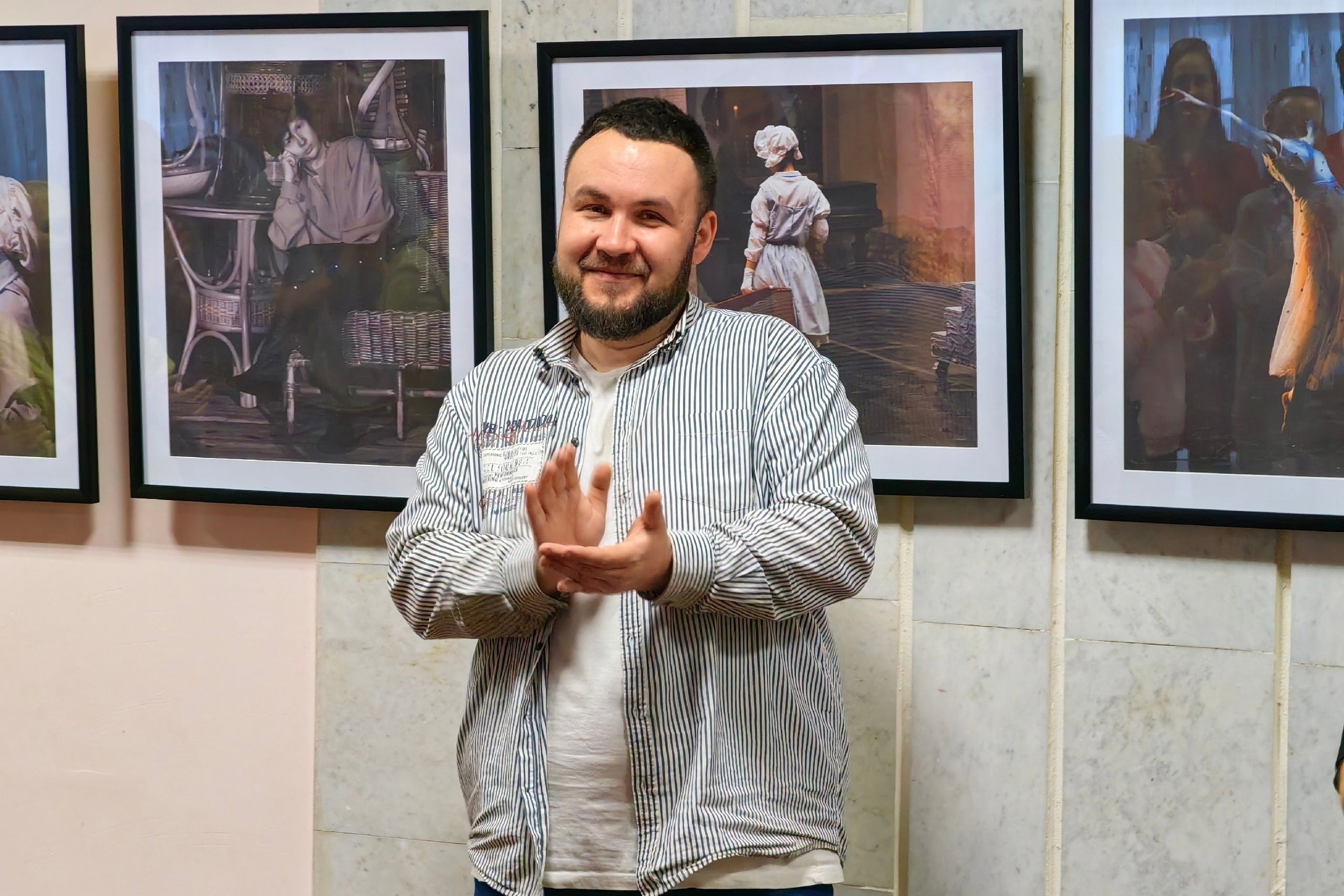 В Ивановском музыкальном театре открылась фотовыставка «Закулисье» ивановского фотографа Сергея Силкина.