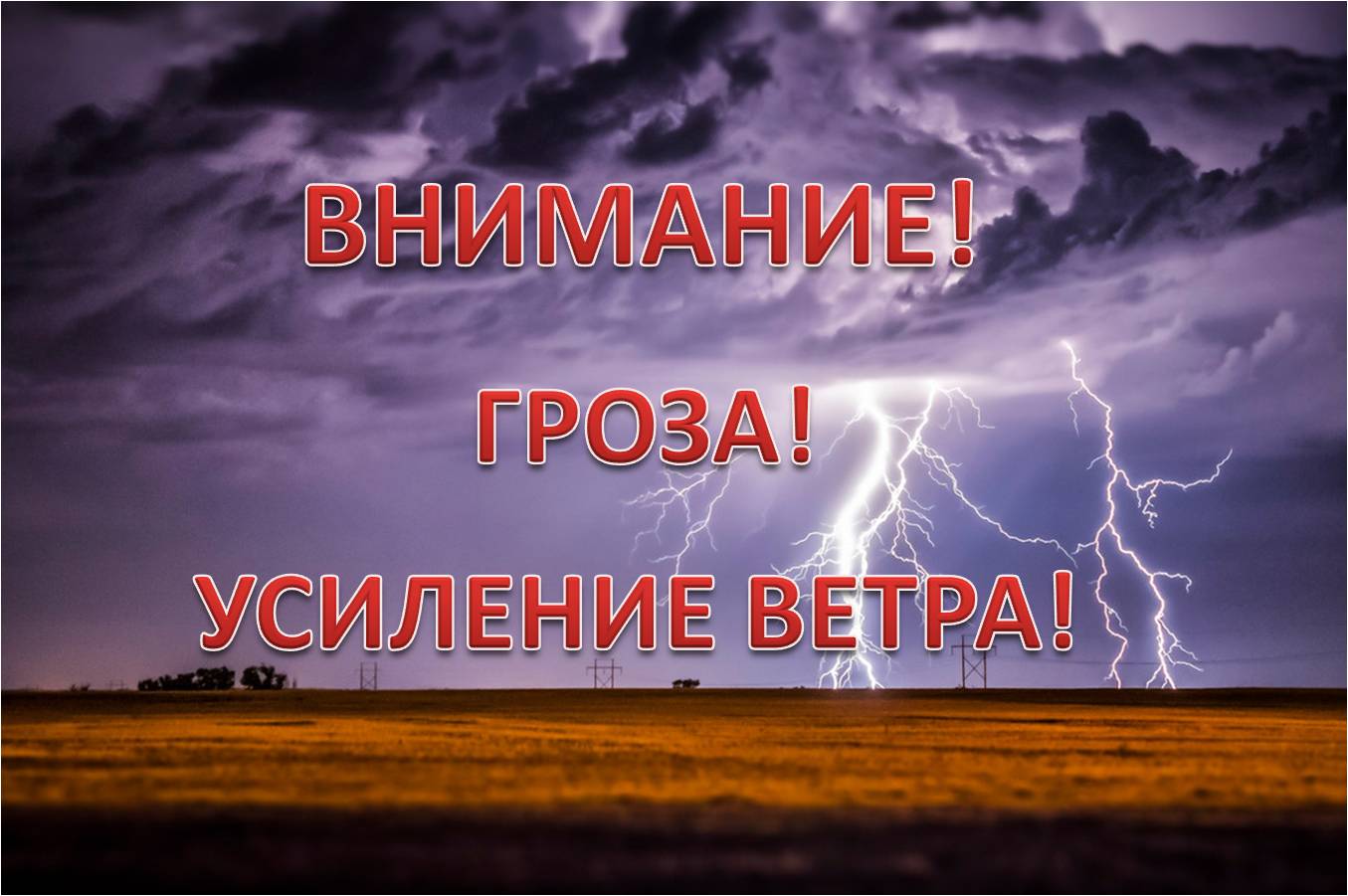 В Ивановской области прогнозируется гроза с порывистым ветром.