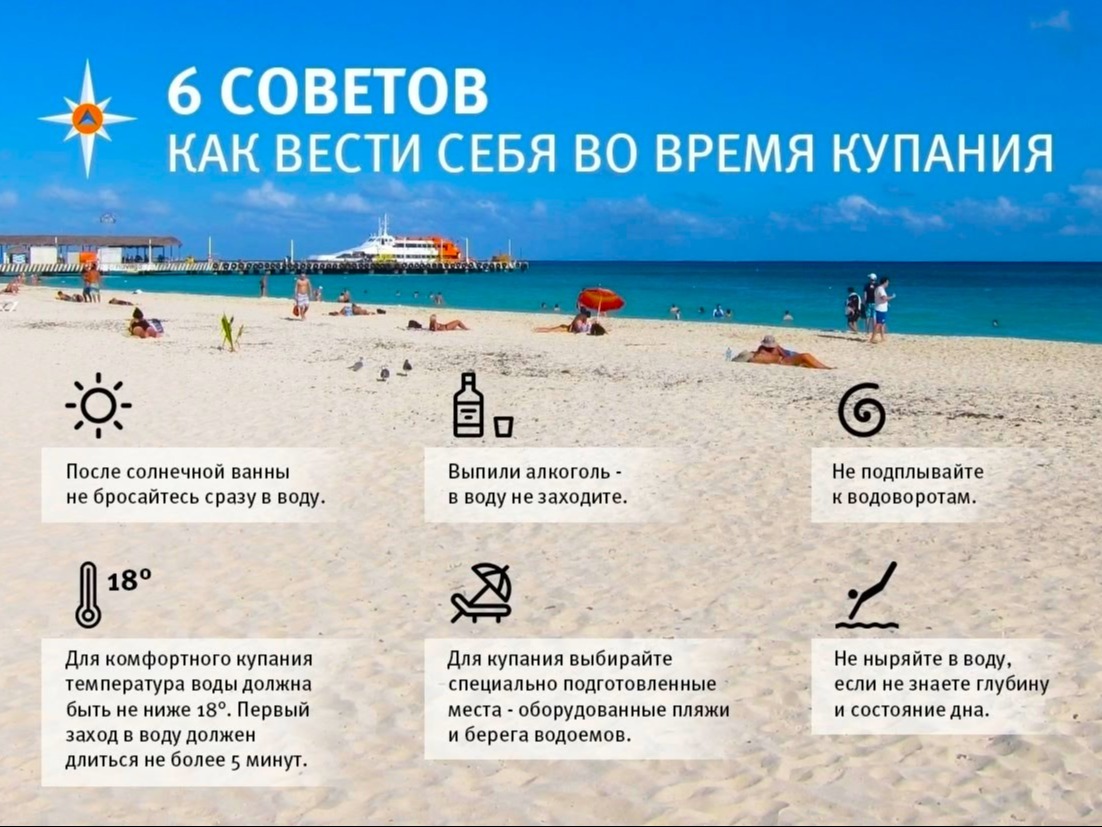 О правилах безопасности на летнем отдыхе.