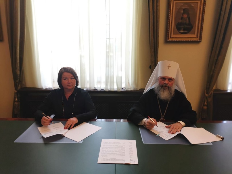 Подписано соглашение  между Общественной палатой Ивановской области и епархиями Ивановской митрополии.