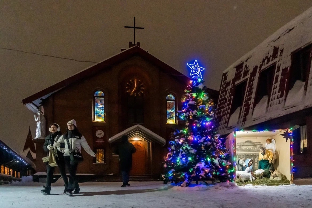 Рождество западных христиан.