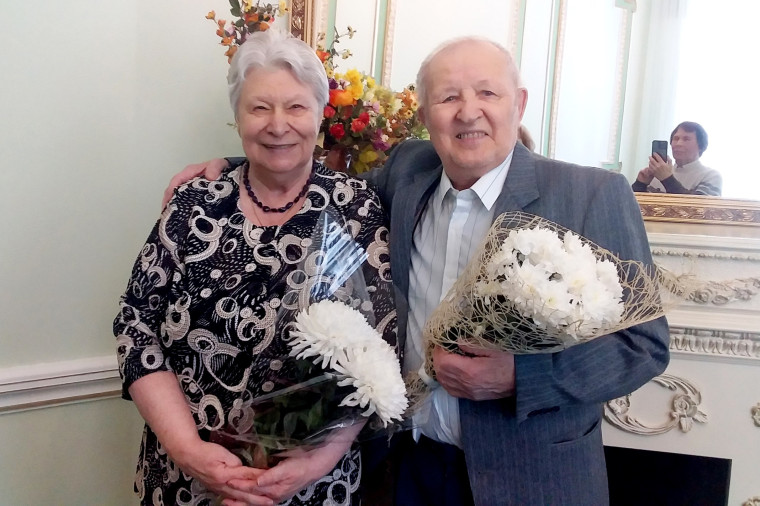 60 лет совместной жизни отметили супруги Бельцовы из города Иванова.