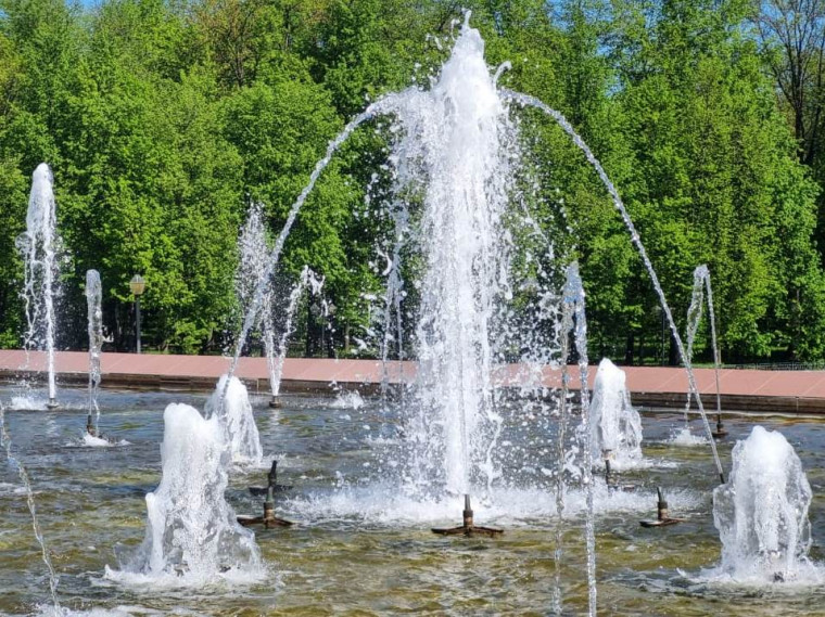 В Иванове начался сезон работы фонтанов.
