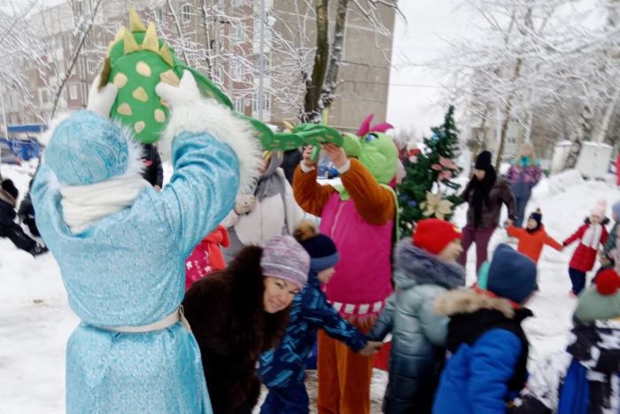 В ивановских ТОСах проходят новогодние праздники для детей.