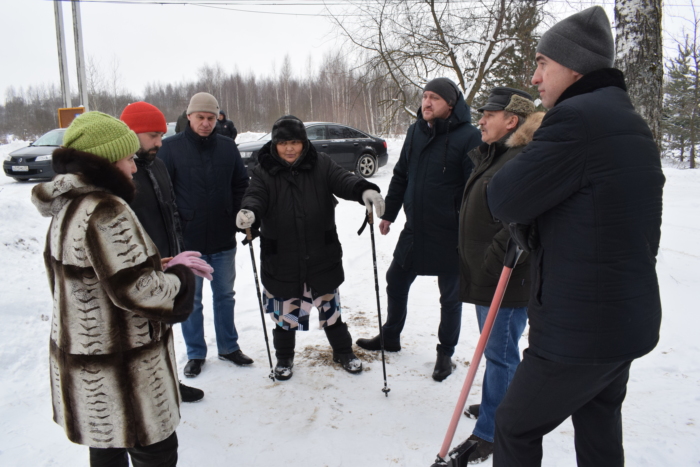 С активистами ТОСов обсуждают вопросы уборки частного сектора от снега.