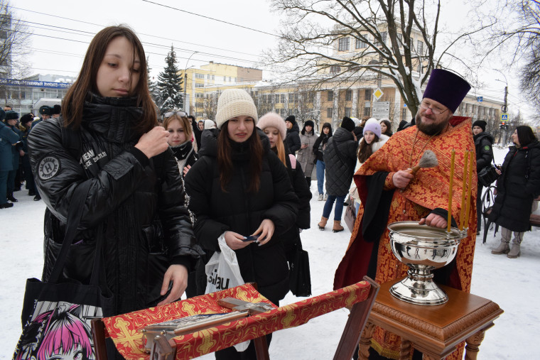 В День святой Татианы в Иванове состоялся праздничный молебен.