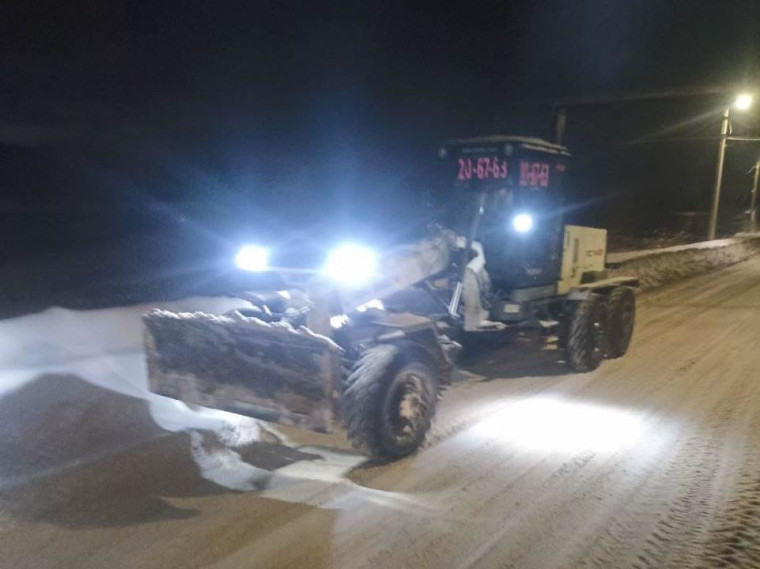 В ночь с 5 на 6 февраля в работах по уборке дорог города Иванова были задействованы 42 единицы спецтехники.