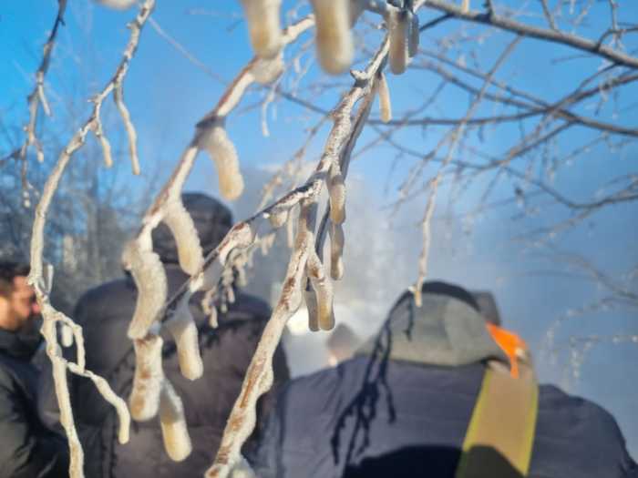 Владимир Шарыпов выехал на место повреждения теплотрассы.