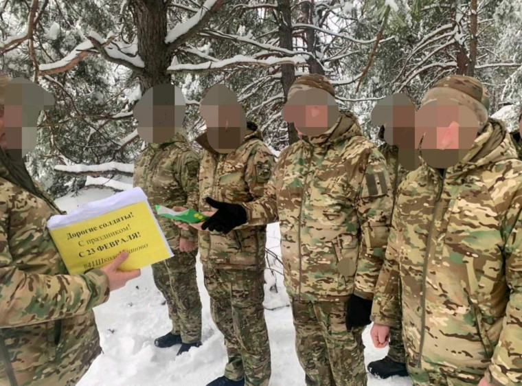 Ивановские десантники через волонтёров вновь получили частичку тепла из дома.