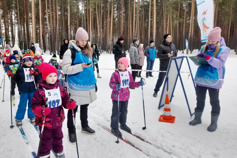 В Иванове дошколята пробовали свои силы в соревнованиях «Юный лыжник».