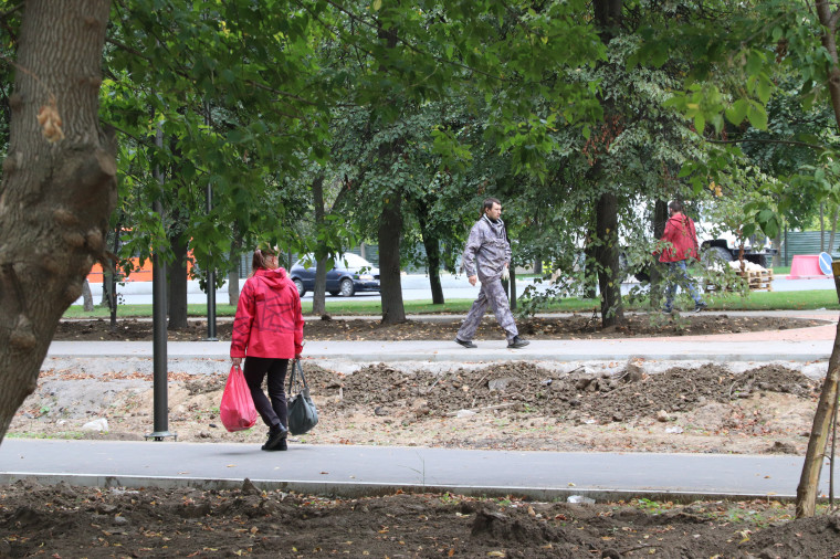 В рамках реконструкции улицы Лежневской будут обустроены дополнительные пешеходные дорожки.