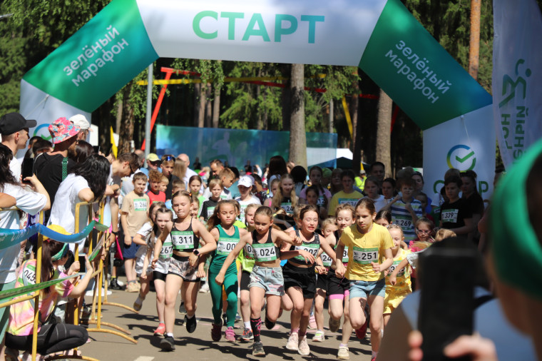 Около 1000 ивановцев приняли участие в Зеленом марафоне Сбера.