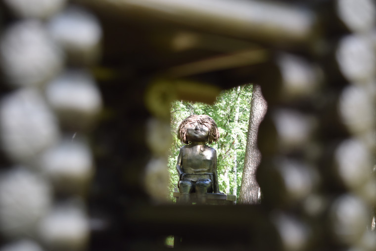 В музее под открытым небом ивановского скульптора В.А. Волкова пополнение.