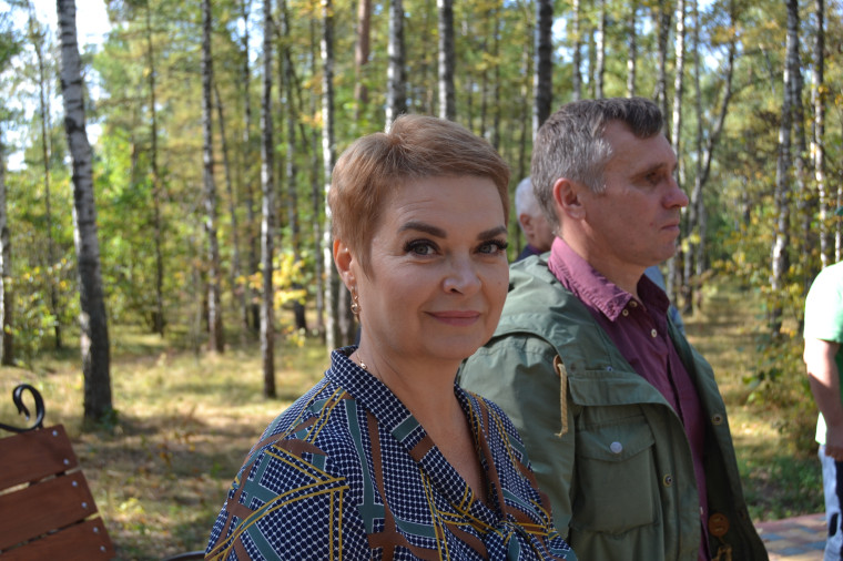 В парке Степанова установили пограничный столб.