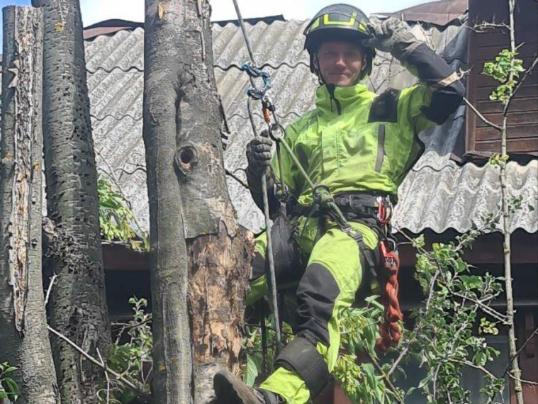 В Иванове убрали деревья, повреждённые ураганом 20 июня.