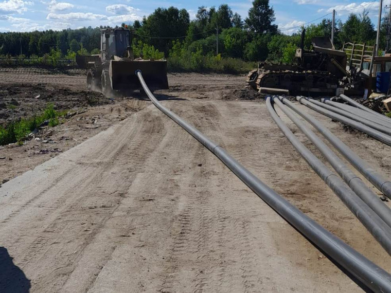 На полигоне «Залесье» идет ликвидация очагов тления.