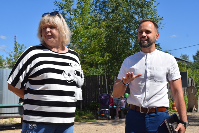 В ТОС «Некрасовский» построили новый спортивный городок.