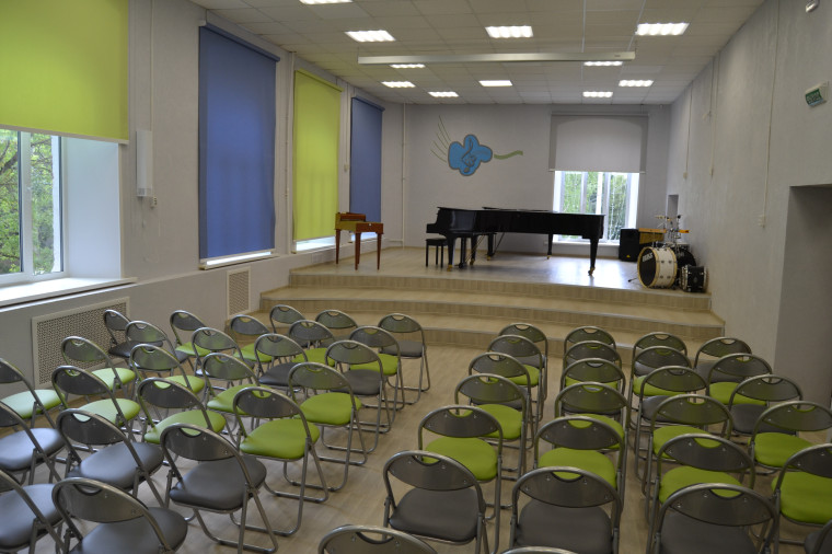 В детской музыкальной школе №3 новый концертный зал.