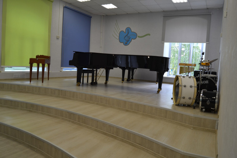 В детской музыкальной школе №3 новый концертный зал.