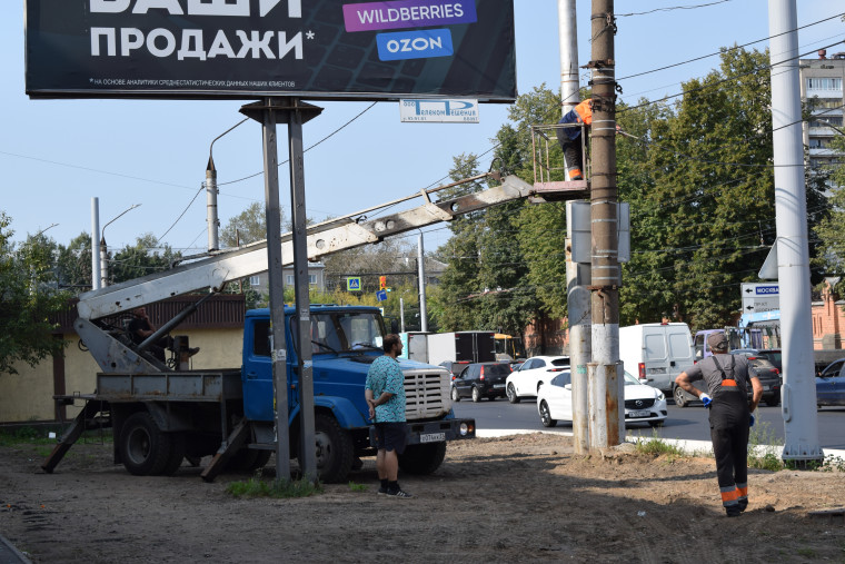Ремонт улицы Спартака завершен на 80%.