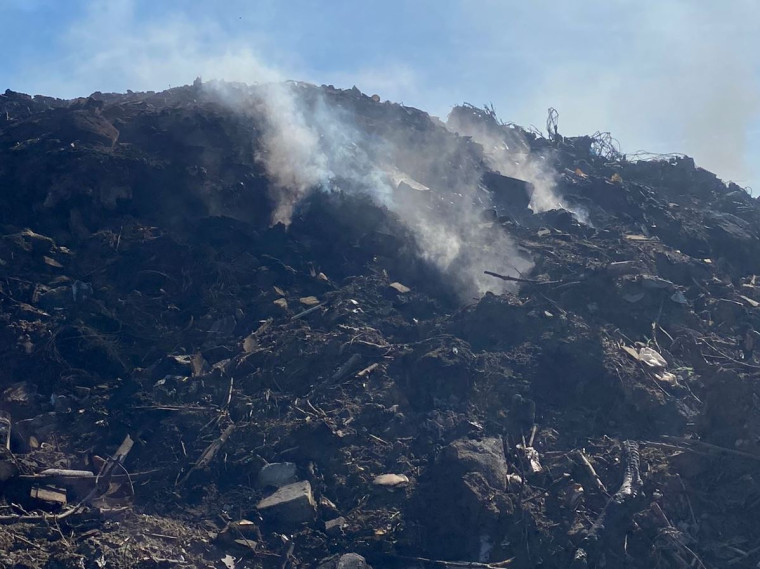 Непроизвольные выходы открытого огня на поверхность не фиксируются на полигоне «Залесье»  в течение нескольких недель.