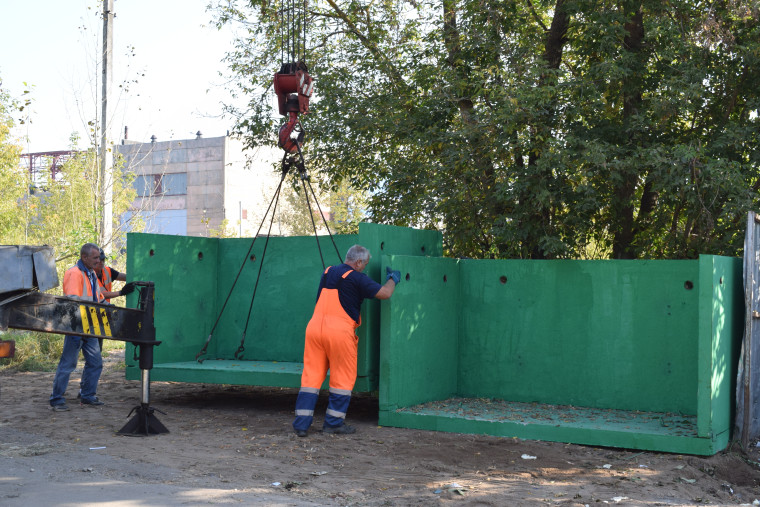 В Иванове доукомплектовали контейнерными блоками 13 мест сбора ТКО.