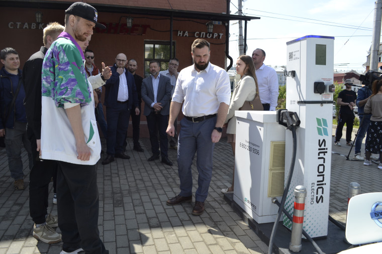В Иванове отрыта третья по счету станция для зарядки электромобилей.