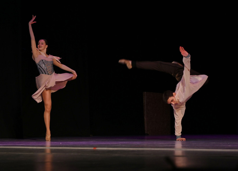 В ЦКиО прошел концерт спортивно-хореографического ансамбля «Грация».