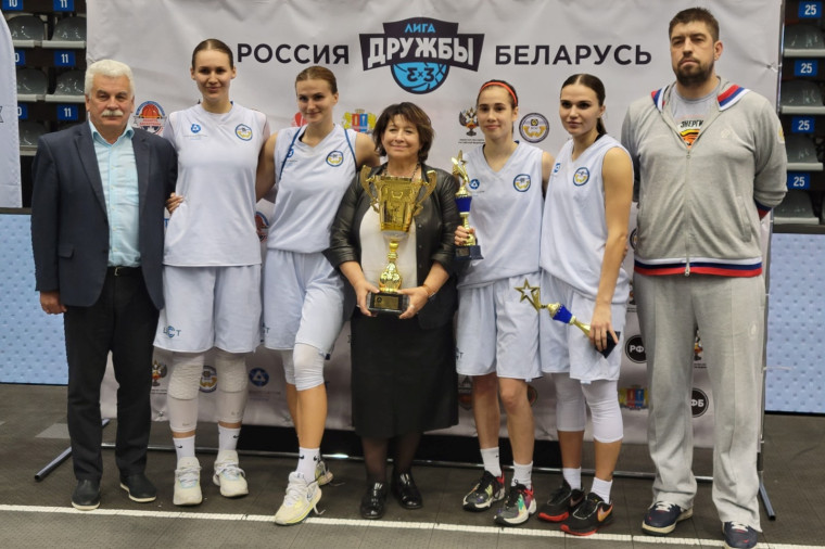 Ивановские баскетболистки завоевали серебро на этапе «Лиги Дружбы Россия-Беларусь».