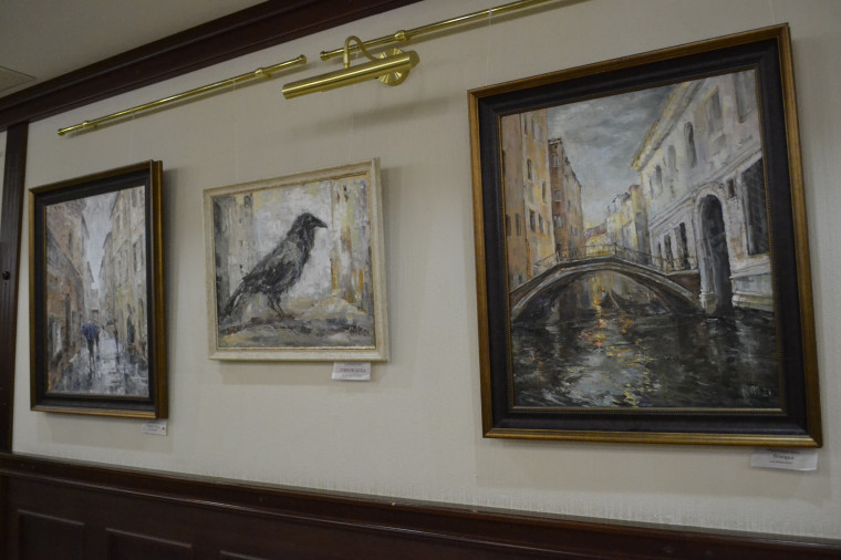 В мэрии презентовали выставку Марии Радзивил.