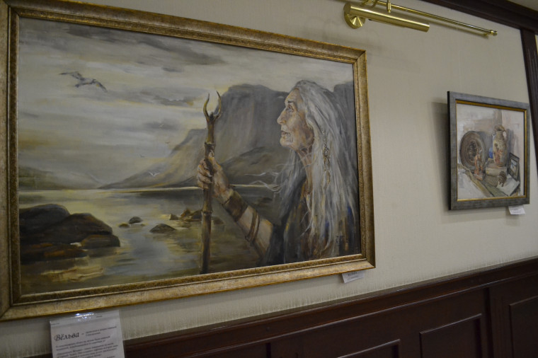 В мэрии презентовали выставку Марии Радзивил.