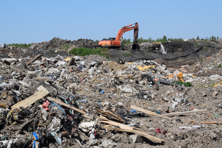 На полигоне ТКО «Залесье» запустили новую насосную станцию.