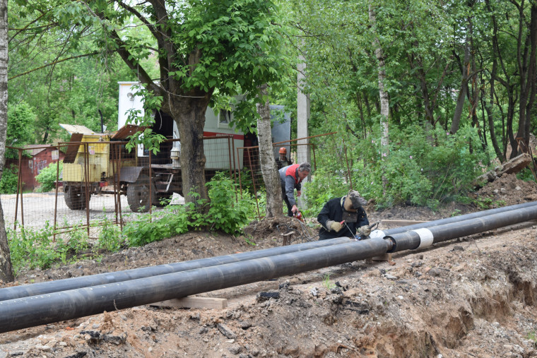 На улице 3-го Авиаотряда идет капитальный ремонт тепловых сетей.