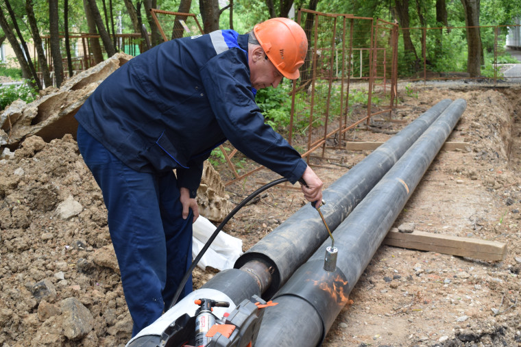 На улице 3-го Авиаотряда идет капитальный ремонт тепловых сетей.