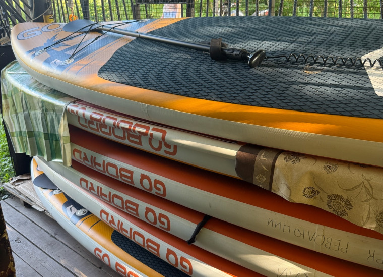 В парке им. Революции обновился плавательный инвентарь и обустроена зона тихого отдыха.