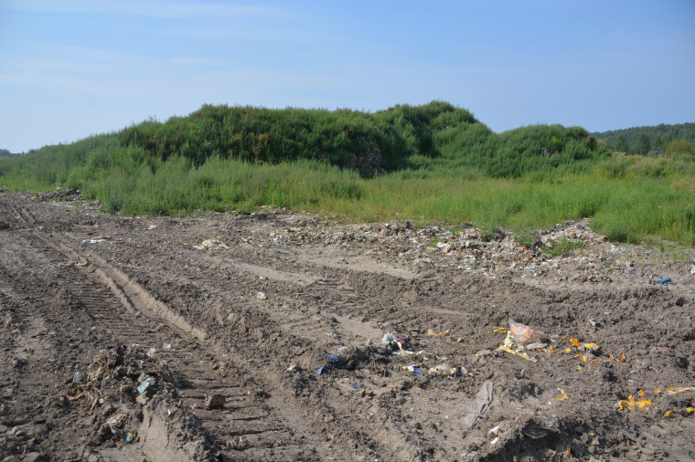 Продолжается  ликвидация очагов тления на полигоне ТБО «Залесье».