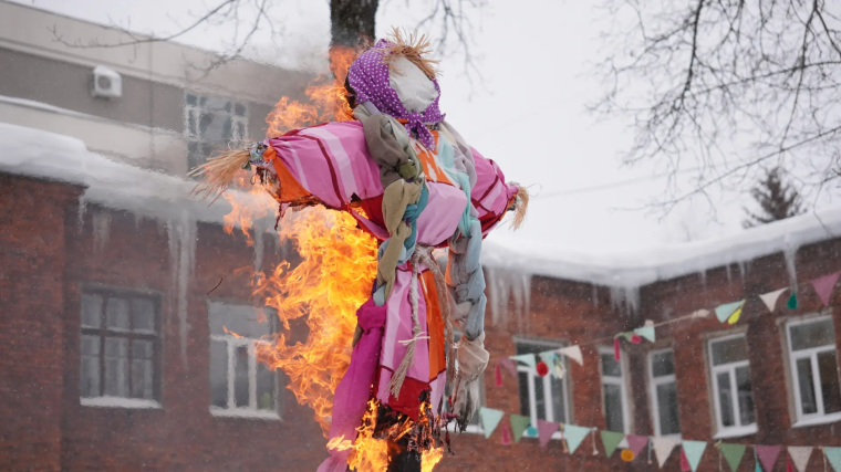 В областном центре завершились масленичные гуляния.