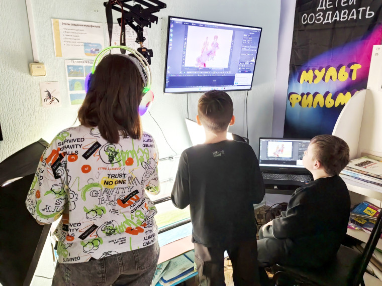 В клубе по месту жительства «Джем» прошел мастер-класс по мультипликации.